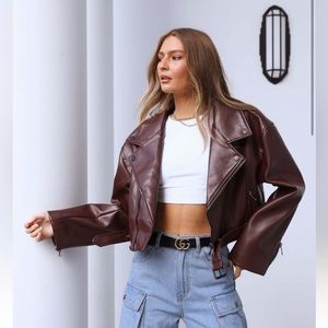 Lioness mulberry PU jacket size Medium